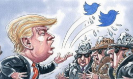 特朗普 漫画,讽刺与现实的交织